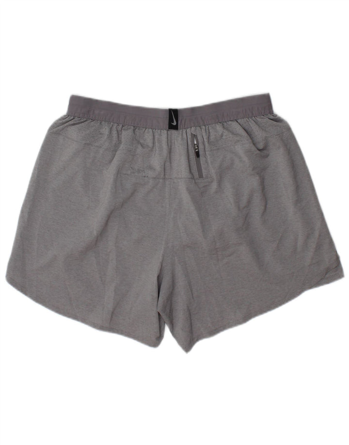 Męskie spodenki sportowe Nike Dri Fit, duże, szare, z poliestru