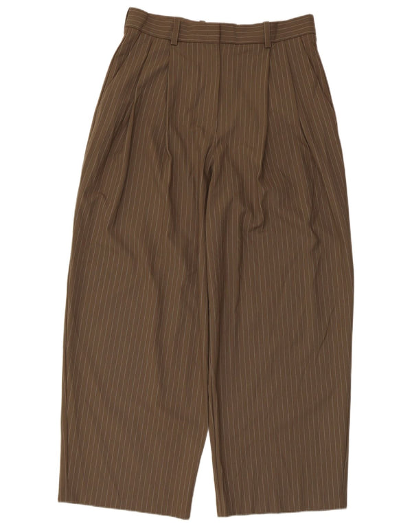 Marks & Spencer Damskie spodnie Chino UK 14 Large W32 L29 Brązowe paski