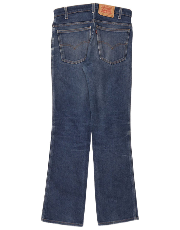 Męskie jeansy Bootcut LEVI'S 417 W33 L34 Niebieska bawełna
