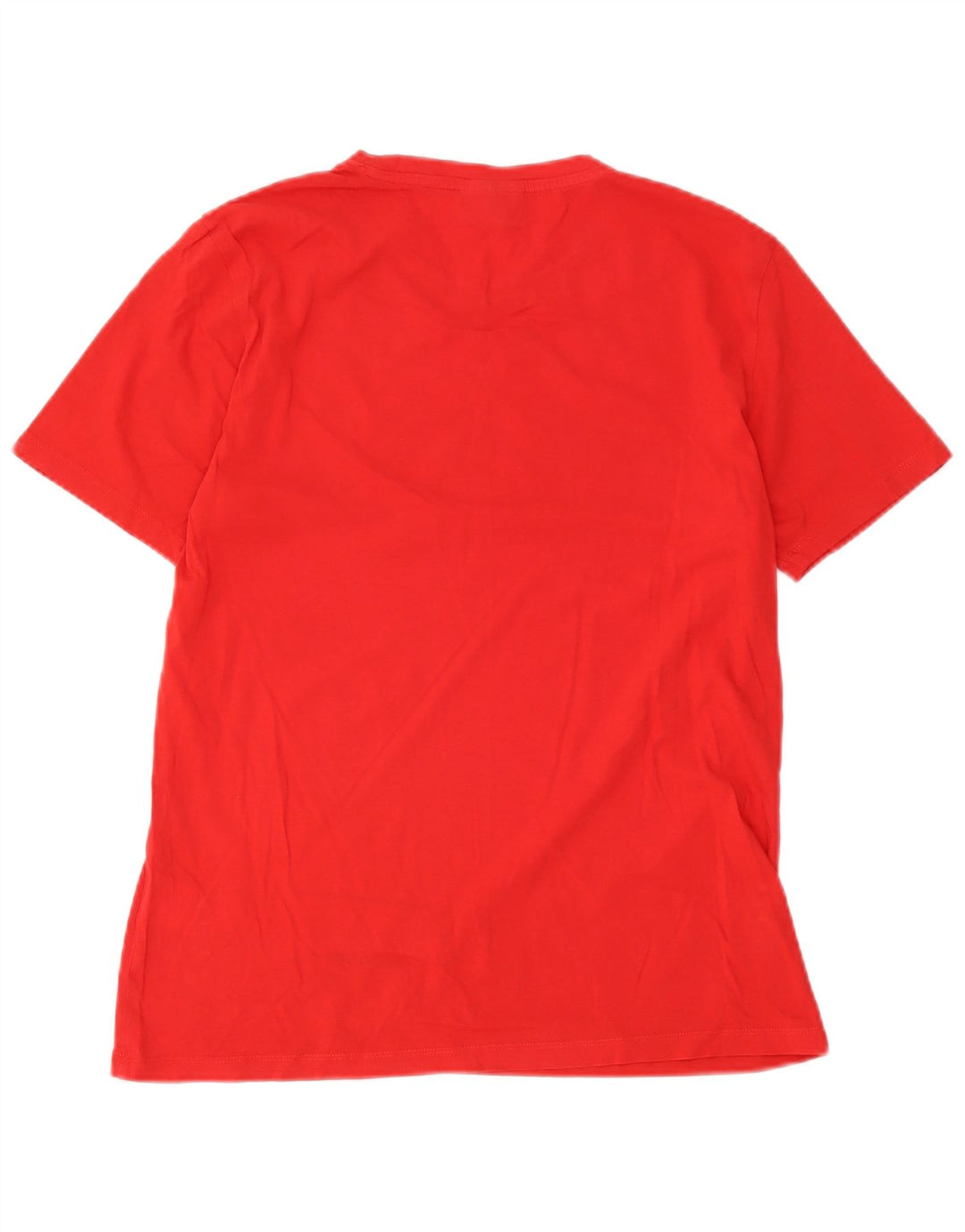 Męski T-shirt z grafiką Hugo Boss, mały, czerwony, bawełniany