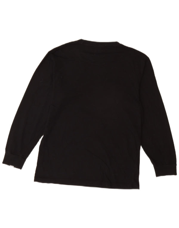 Vans Mens Graphic Top Long Sleeve Medium Black Cotton