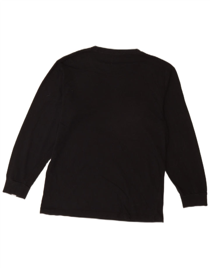 Męski top z grafiką Vans z długim rękawem, średnio czarny, bawełniany