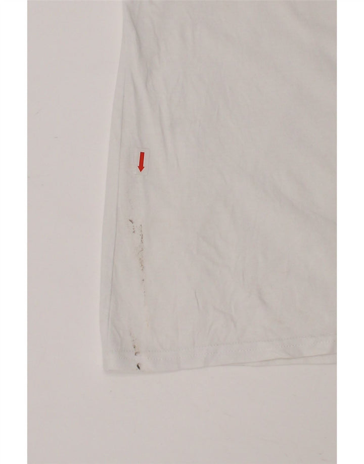 FILA Boys Graphic Vest Top 13-14 Years White Cotton Vintage Fila and Second-Hand Fila from Messina Hembry 