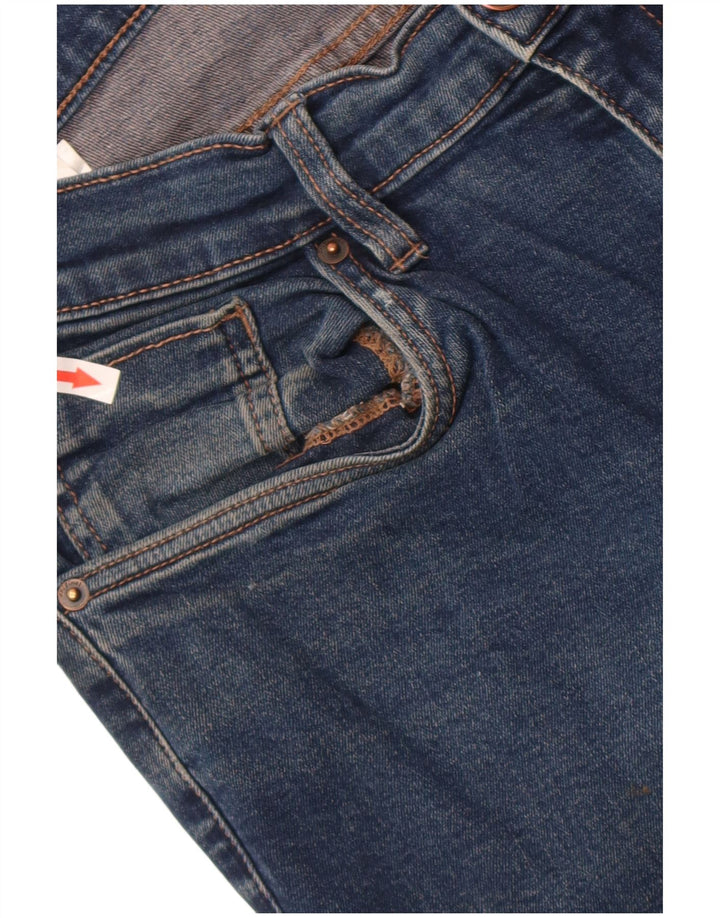 Męskie jeansy slim fit Penguin W34 L32 Niebieskie bawełniane