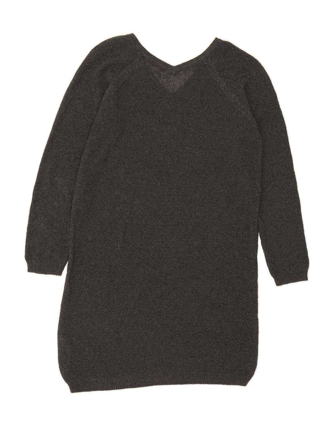 MASSIMO DUTTI Womens Long Sleeve Jumper Dress UK 14 Medium Grey Vintage Massimo Dutti and Second-Hand Massimo Dutti from Messina Hembry 