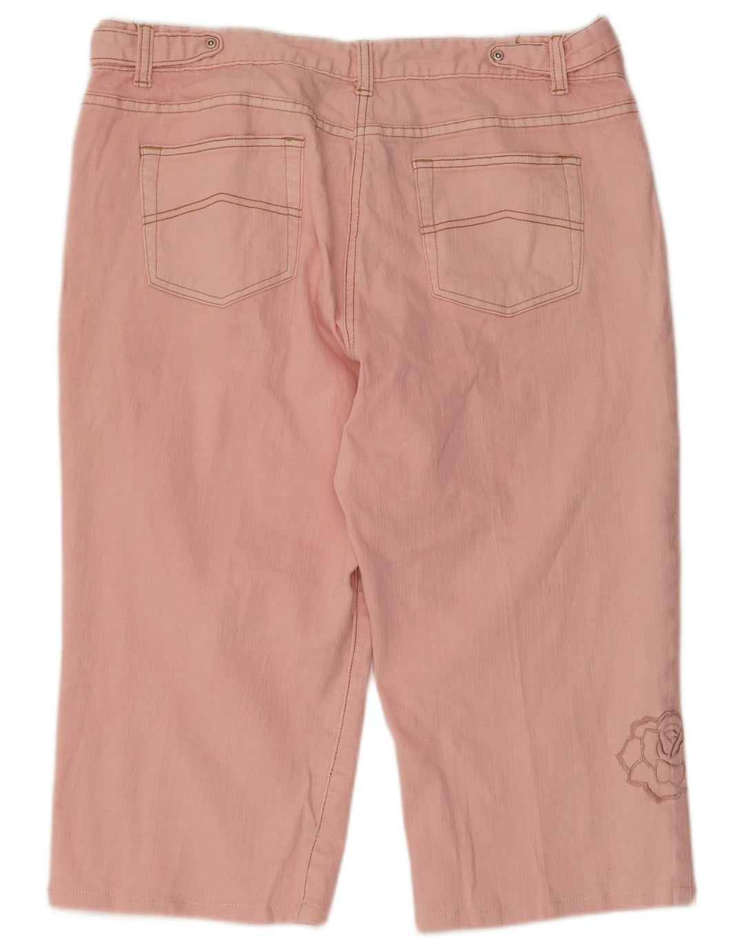 Damskie bermudy M&Co Regular W36 XL Różowe kwiaty