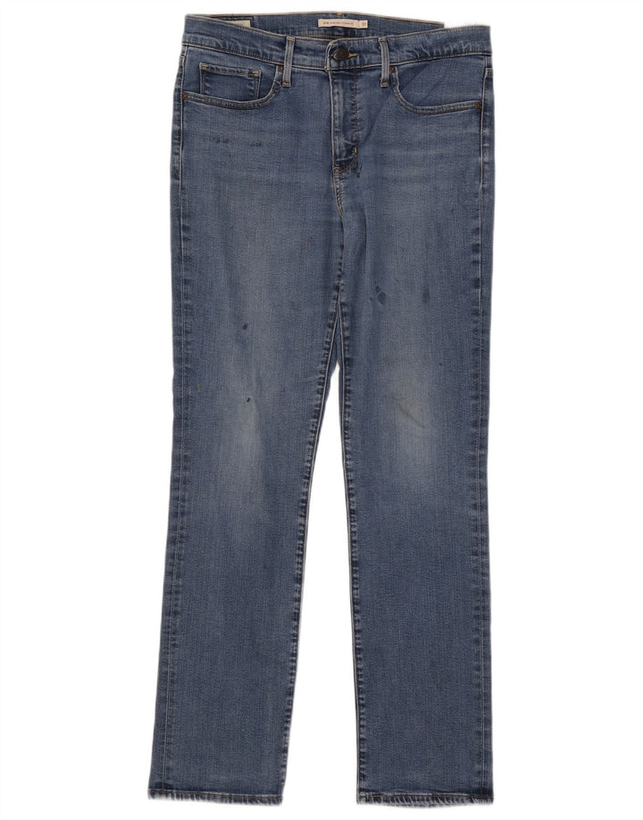 Damskie dżinsy Levi's 314 Shaping Straight W31 L31 Niebieska bawełna