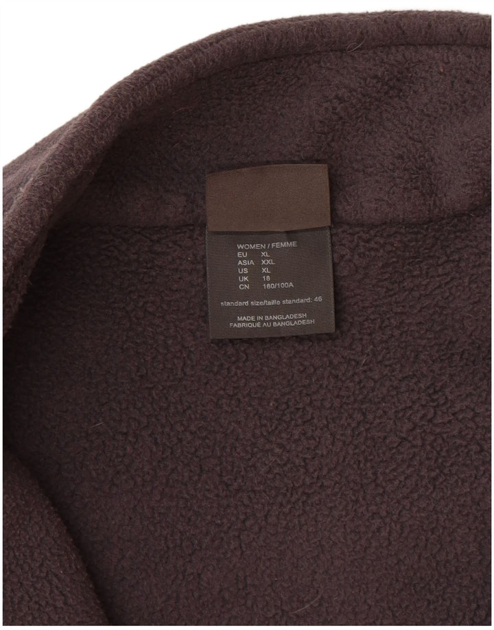 Damska kurtka polarowa JACK WOLFSKIN UK 18 XL, szary poliester