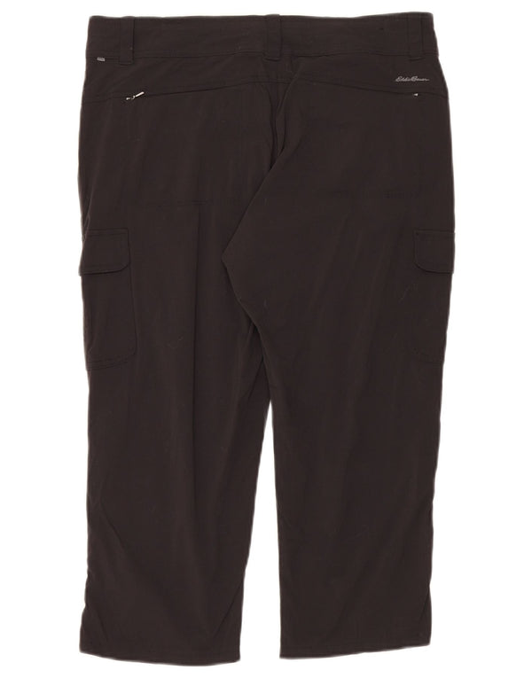 Spodnie bojówki Eddie Bauer Damskie Capri US 10 Large W32 L21 Czarne