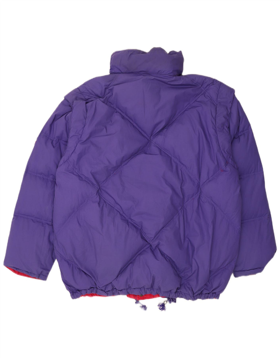 DIADORA Męska, dwustronna, oversize'owa ocieplana kurtka UK 42 XL, czerwona, poliester