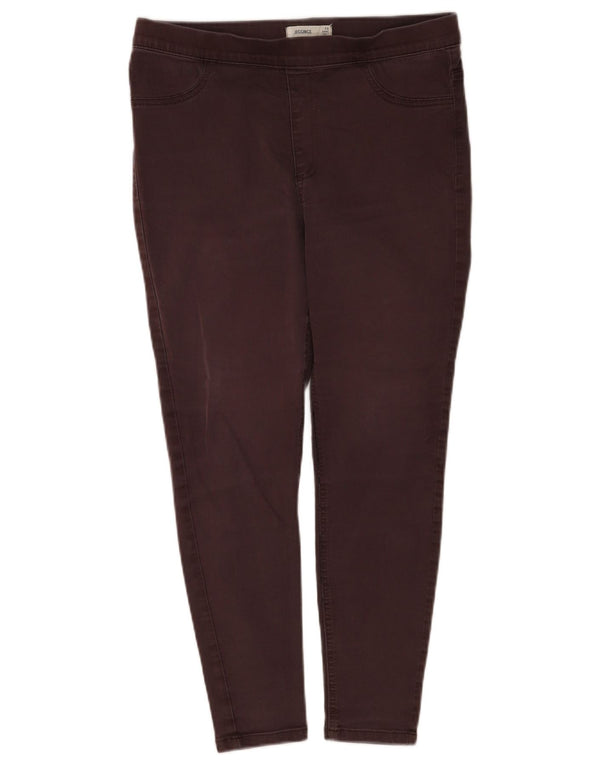 Marks & Spencer Damskie jeansy Crop Jegging UK 14, duże W34 L25, brązowa bawełna