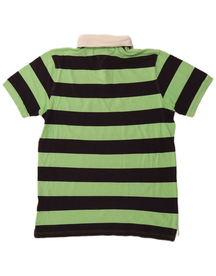 Męska koszulka polo do rugby TOMMY HILFIGER 2XL, bawełniana w zielone paski