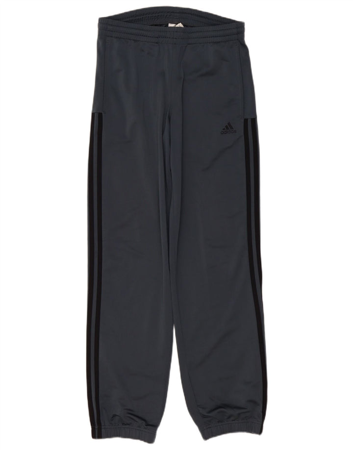 Męskie spodnie dresowe Adidas Joggers UK 36/38 Mały szary poliester