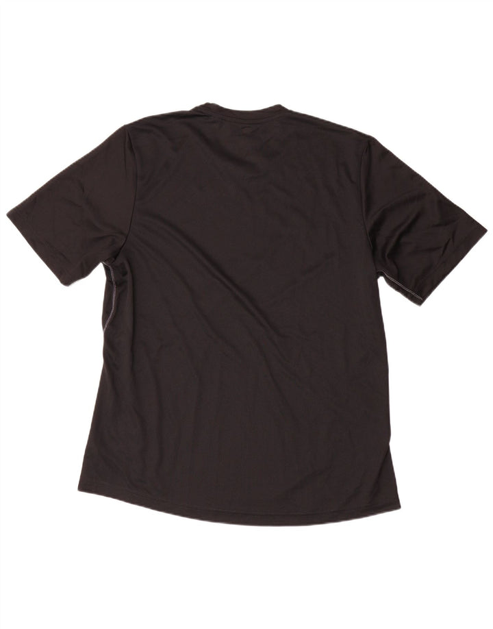 Męski T-shirt ADIDAS Climalite, duży, czarny, poliester