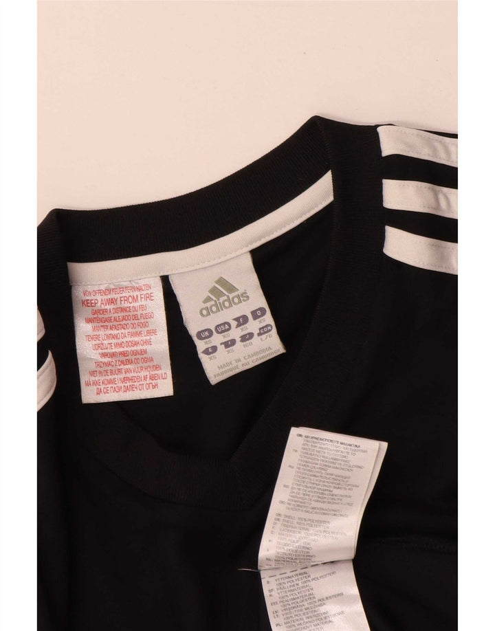 Adidas Męska koszulka Climalite Graphic Top XS Czarny poliester