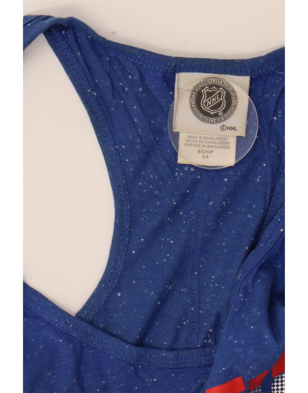 Damska kamizelka z grafiką NHL Montreal Canadiens UK 10, mała niebieska nakrapiana