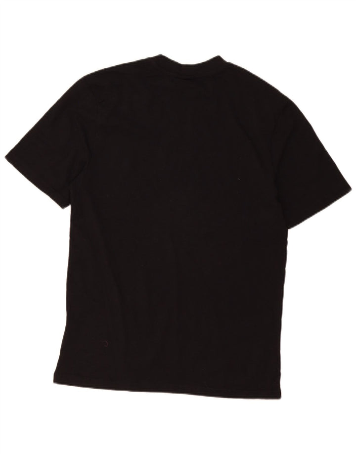 Męski T-shirt z grafiką Umbro, mały, czarny, bawełniany