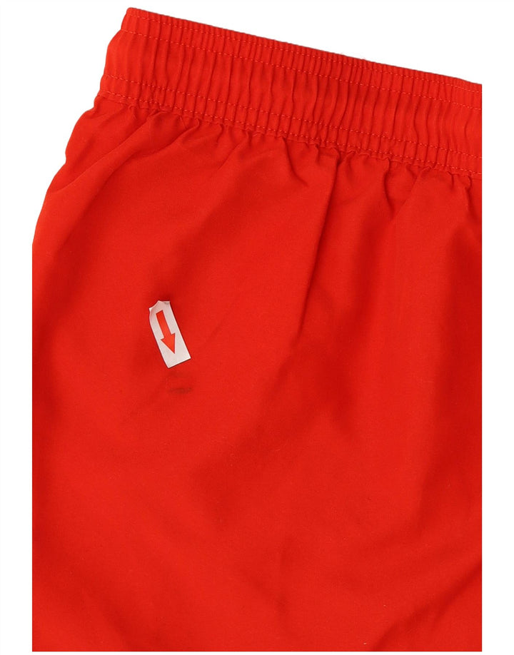 Męskie spodenki kąpielowe Calvin Klein z grafiką, małe, czerwone, poliestrowe
