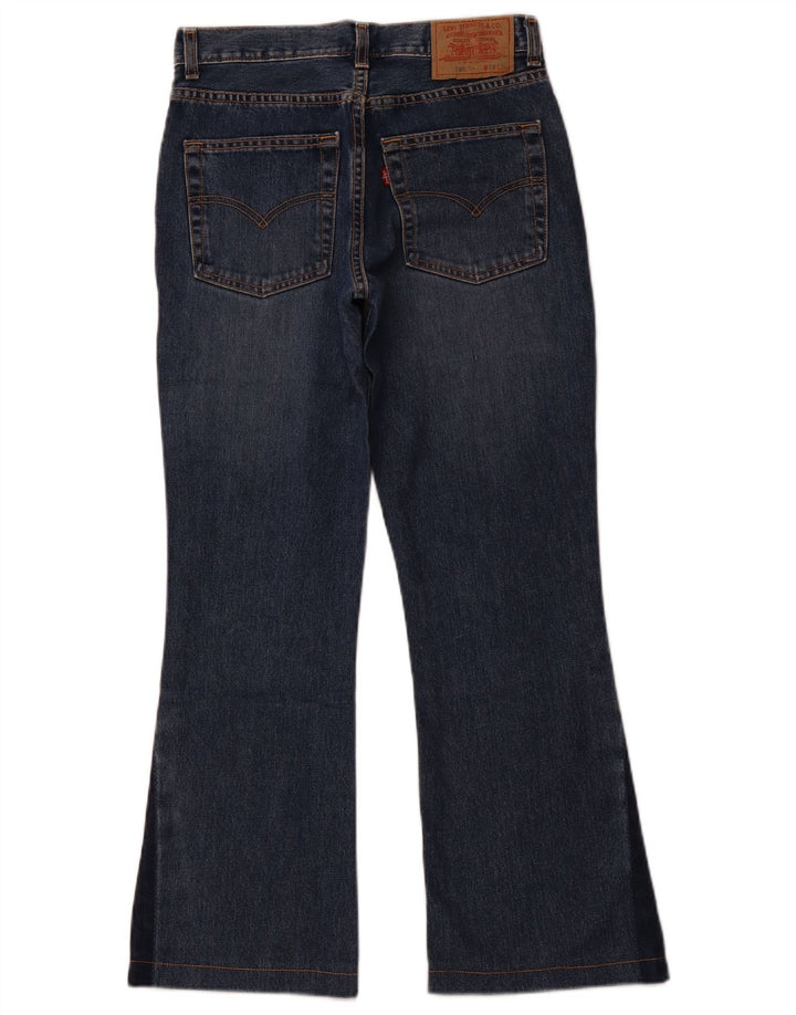 Damskie jeansy LEVI'S 525 Bootcut W28 L28 Niebieska bawełna