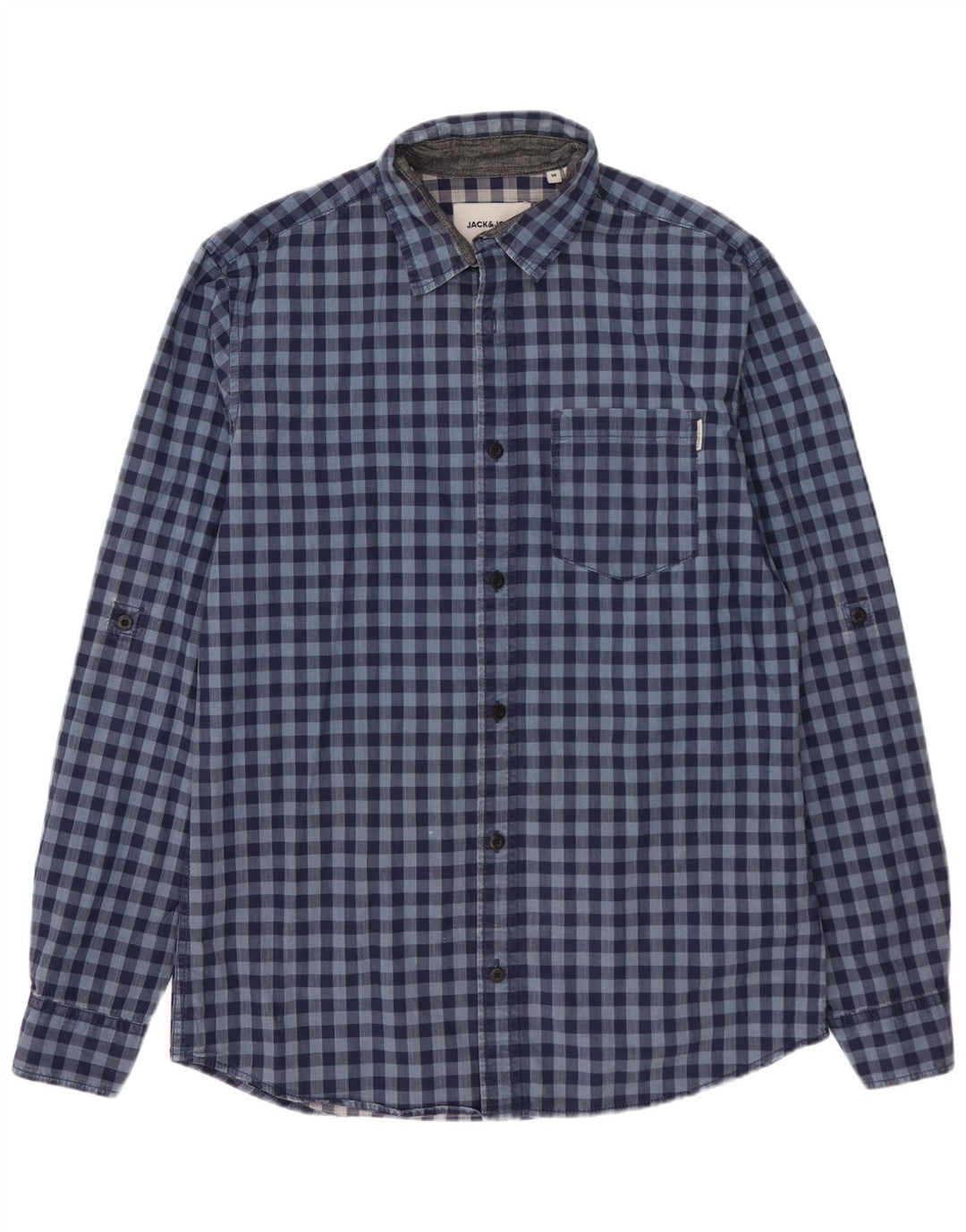 Jack & Jones Męska koszula slim fit Medium Blue Gingham