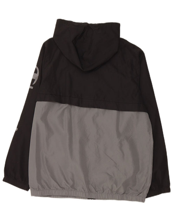 Damska kurtka dresowa CHAMPION Graphic UK 14, duża, czarna, z blokami kolorów