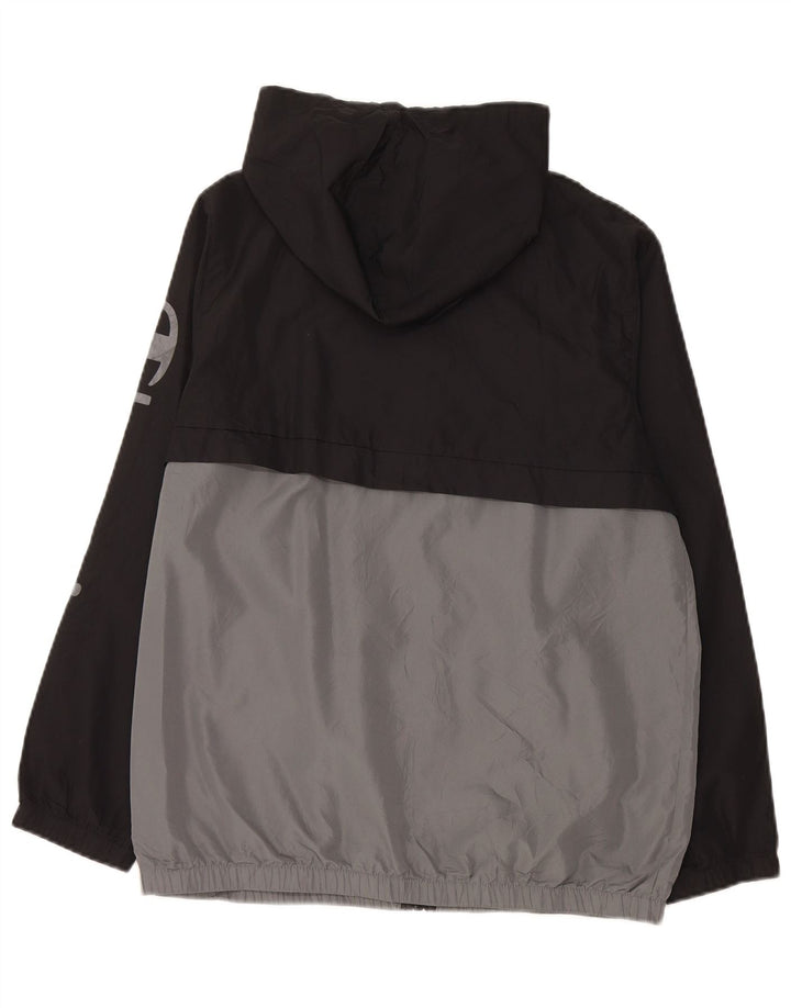 Damska kurtka dresowa CHAMPION Graphic UK 14, duża, czarna, z blokami kolorów