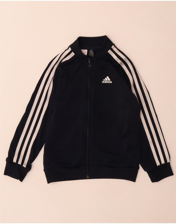 Kurtka chłopięca Adidas Dresowa Top 6-7 Lat Granatowa Poliester