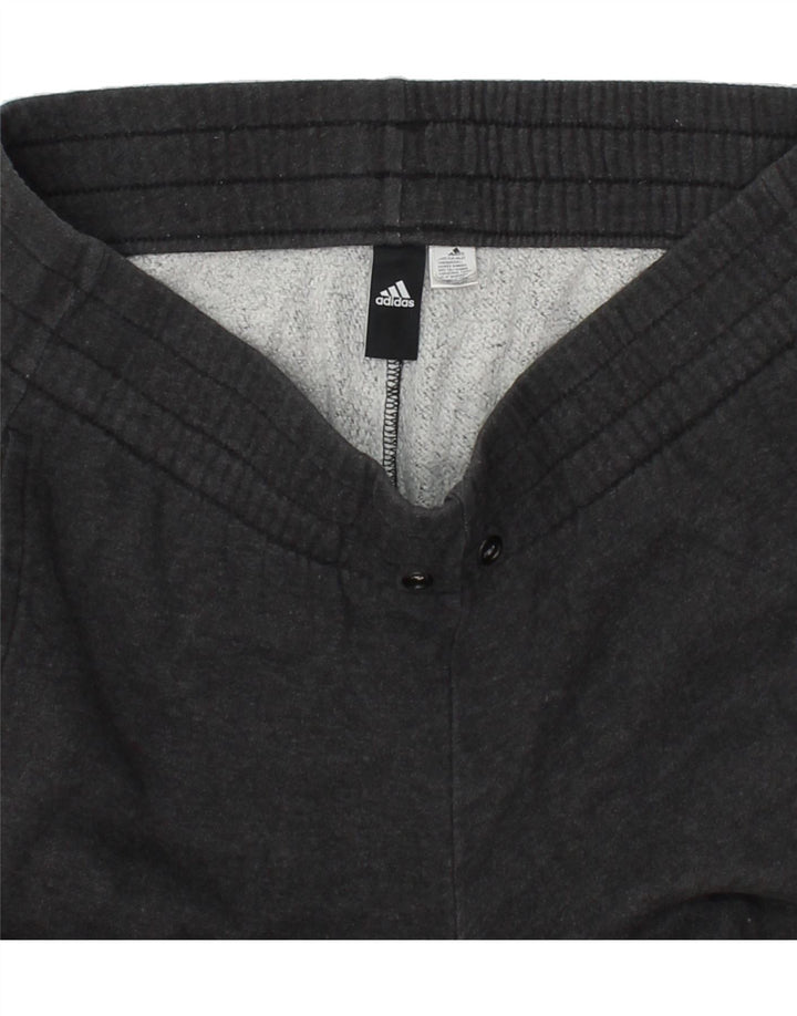 ADIDAS Womens Tracksuit Trousers Joggers UK 12 Medium  Grey Vintage Adidas and Second-Hand Adidas from Messina Hembry 