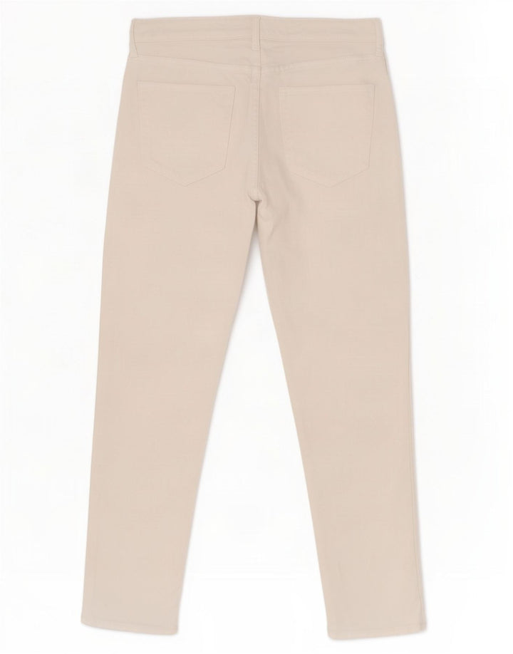 Damskie jeansy Gap Slim W26 L26 Biała bawełna