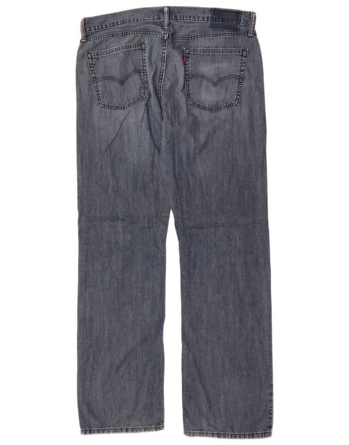 Damskie proste dżinsy Levi's W36 L34 Niebieskie bawełniane