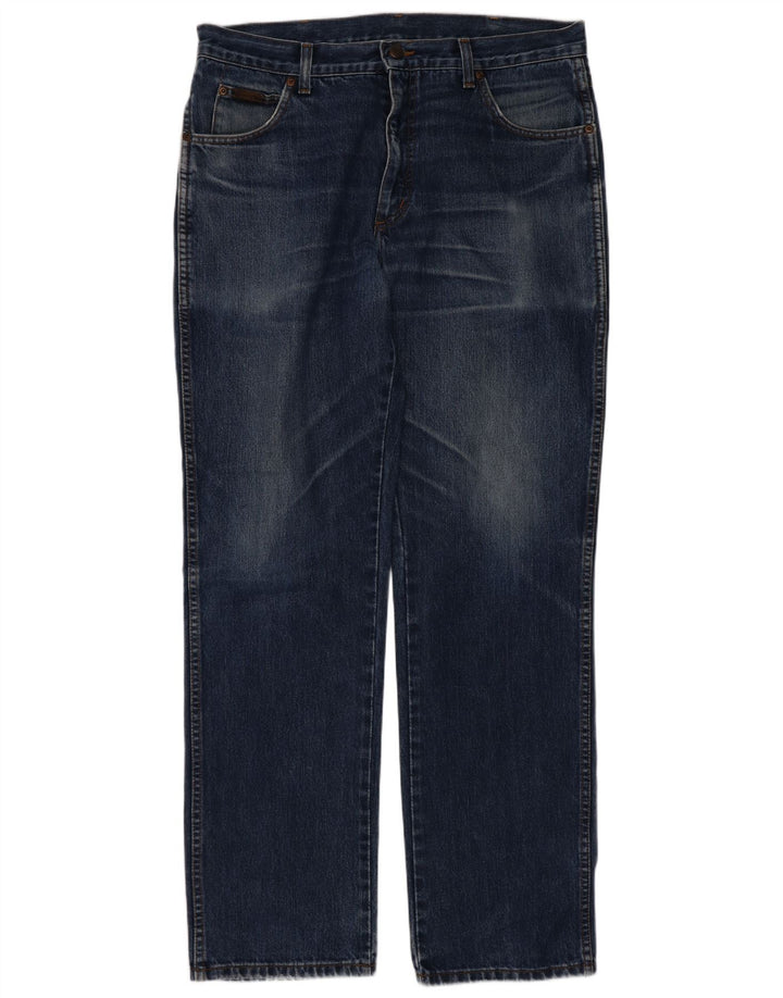 Męskie jeansy Wrangler Texas Straight W36 L32 Niebieskie bawełniane