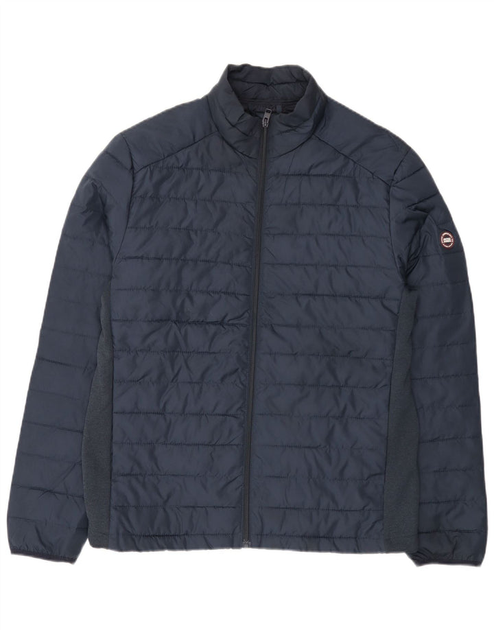 Męska ocieplana kurtka Jack & Jones UK 40, duża, granatowa