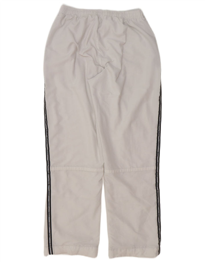 Męskie spodnie dresowe Reebok z grafiką, poliester w kolorze średniej bieli