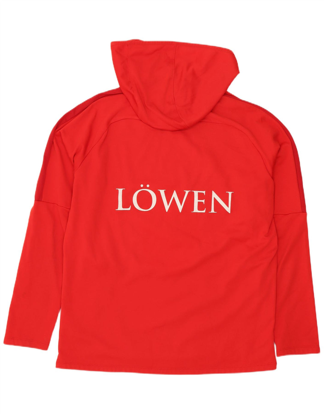 Męski sweter z kapturem NIKE Dri Fit z grafiką, duży, czerwony, poliestrowy