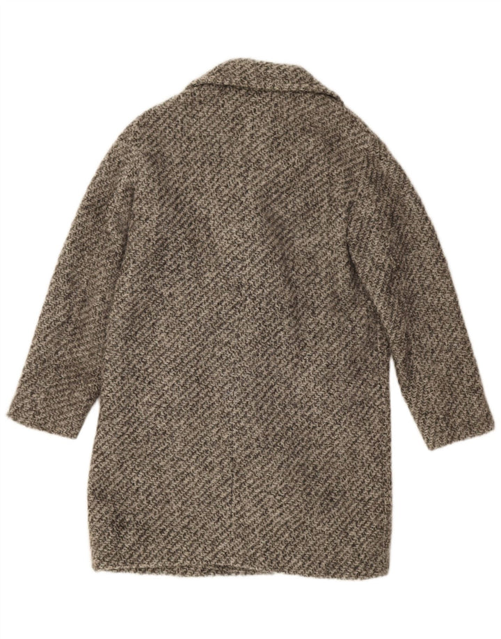 Damski płaszcz oversize z podwójnymi piersiami Jigsaw UK 6 XS, szary akryl