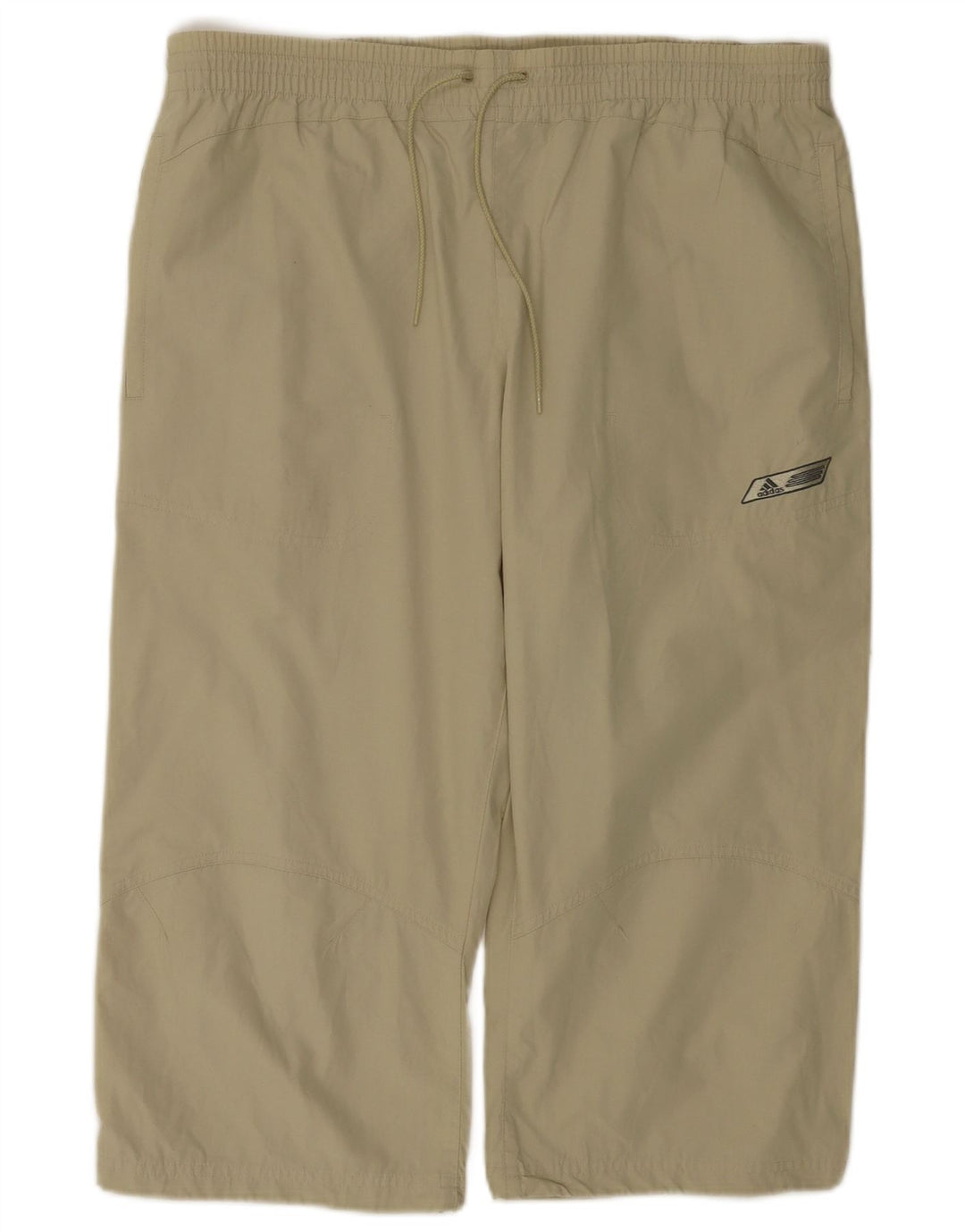 Męskie spodnie dresowe Adidas Capri, średni khaki, poliester