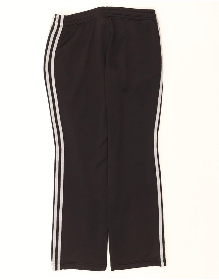 Damskie spodnie dresowe Adidas UK 8/10, małe, czarne, poliestrowe