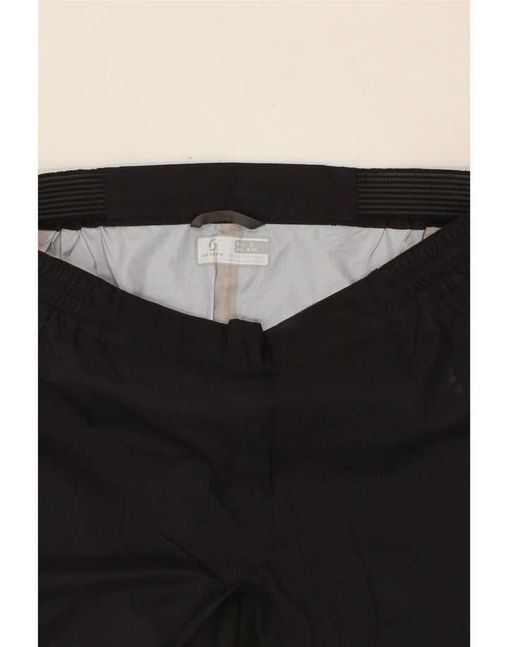 VINTAGE Womens Sport Shorts US 8/10 Medium Black Polyamide Vintage Vintage and Second-Hand Vintage from Messina Hembry 