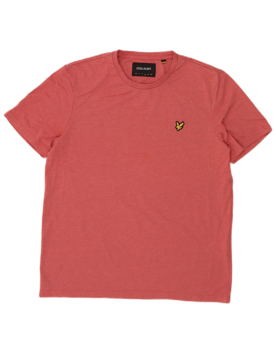 T-shirt męski LYLE & SCOTT, duży, czerwony, poliester