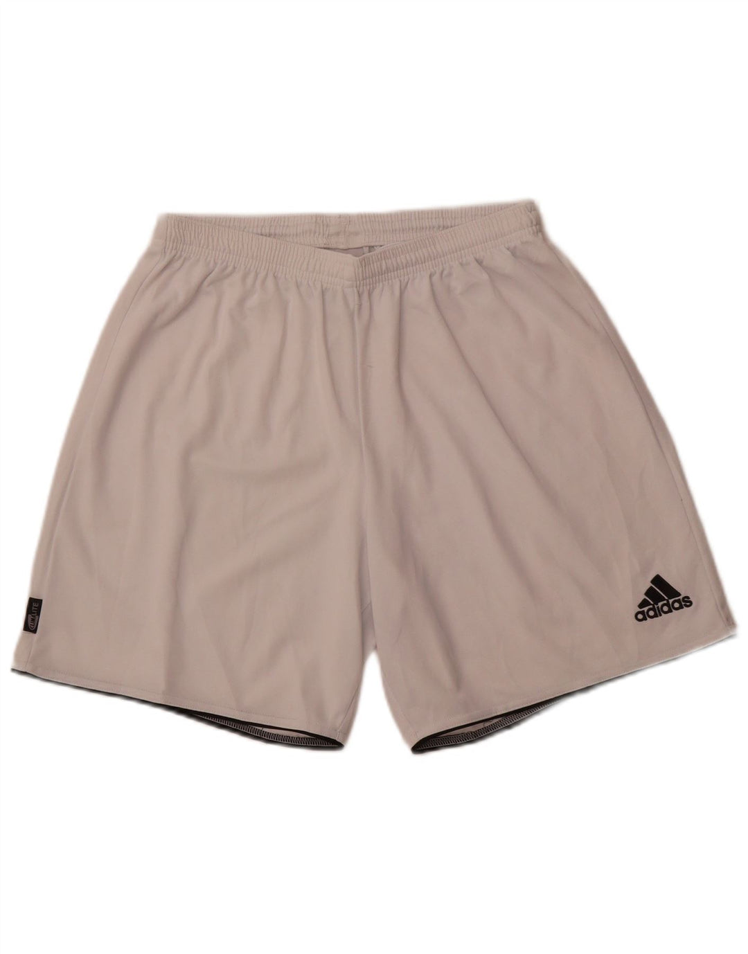 Męskie spodenki sportowe ADIDAS Climalite, duże, białe, poliestrowe
