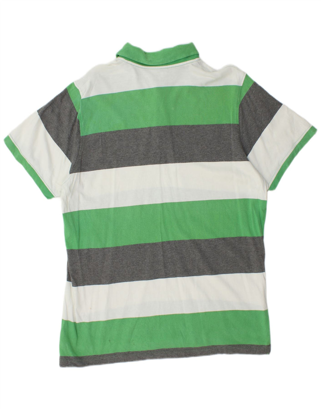 Męska koszulka polo do rugby Reebok, duża, bawełniana w zielone paski