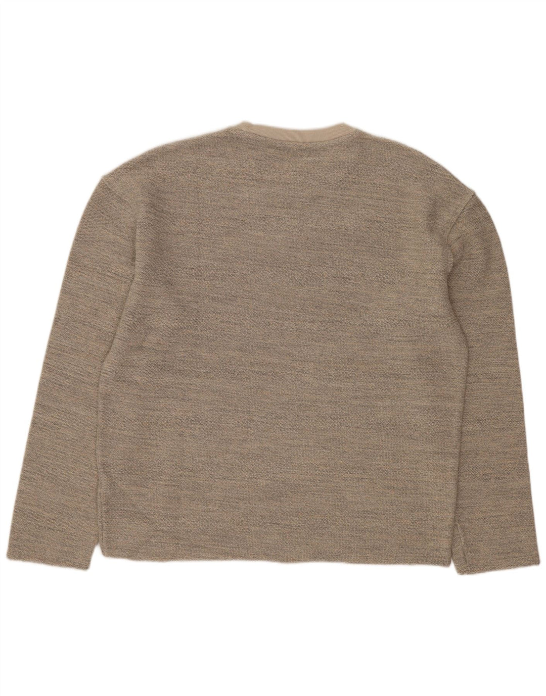 Damski sweter oversize ZARA UK 14, średni szary, nakrapiany akryl