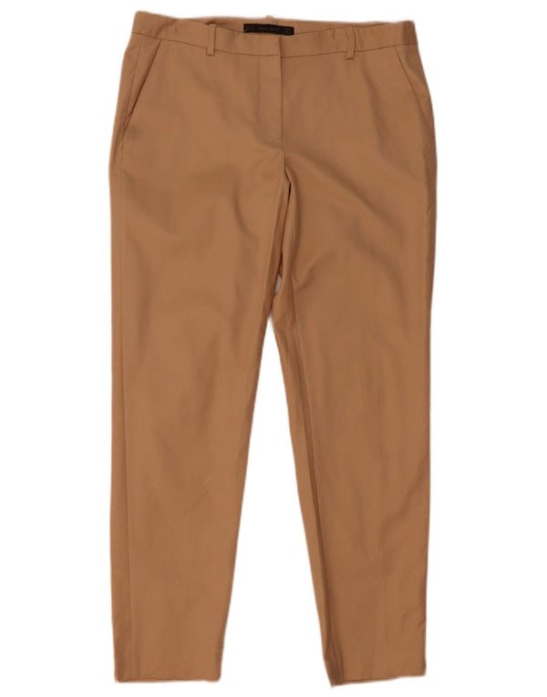 Spodnie damskie Zara Slim Chino EU 38 Small W32 L28 Beżowa bawełna