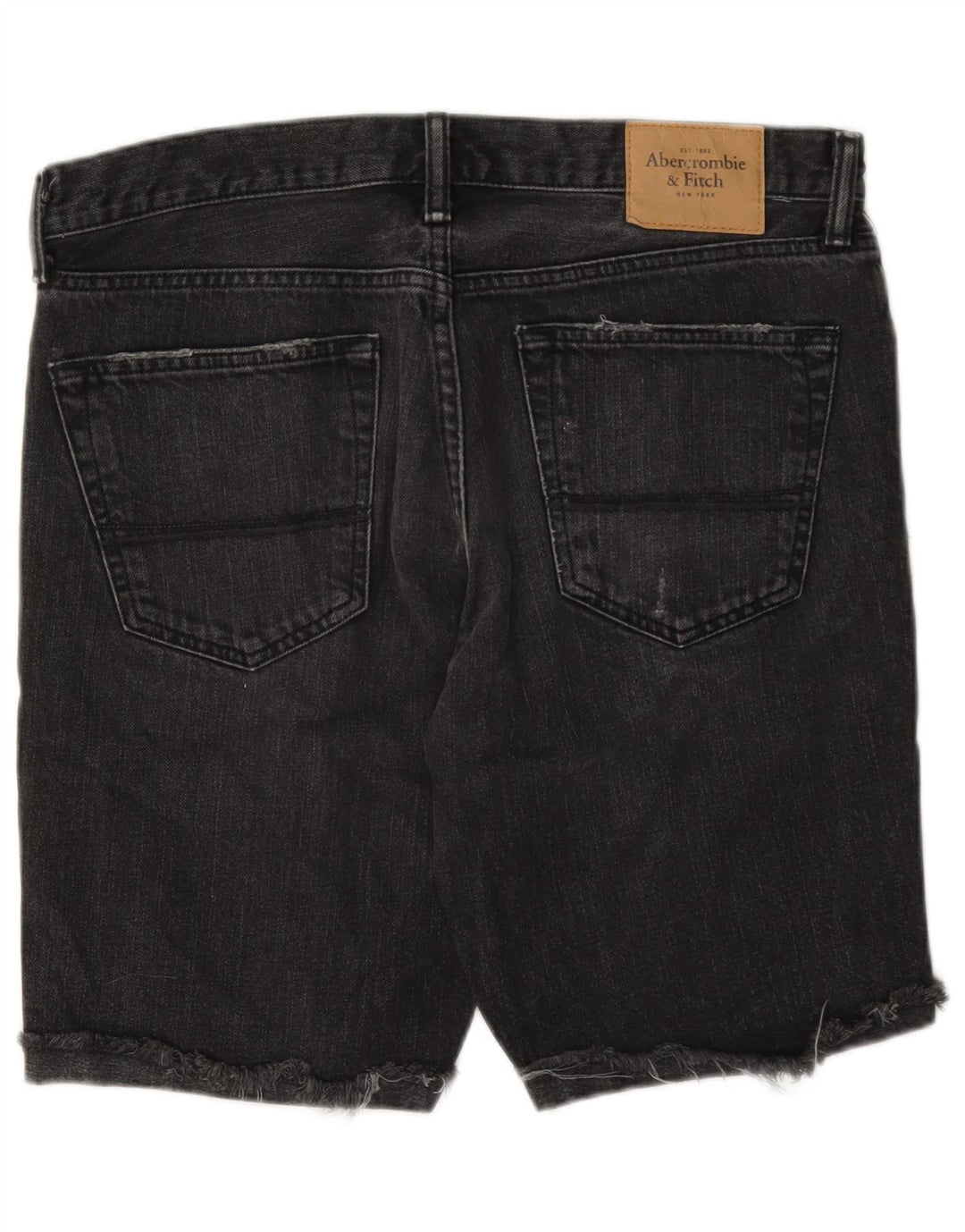 Męskie spodenki jeansowe Abercrombie & Fitch W33 Średnioszare, bawełniane
