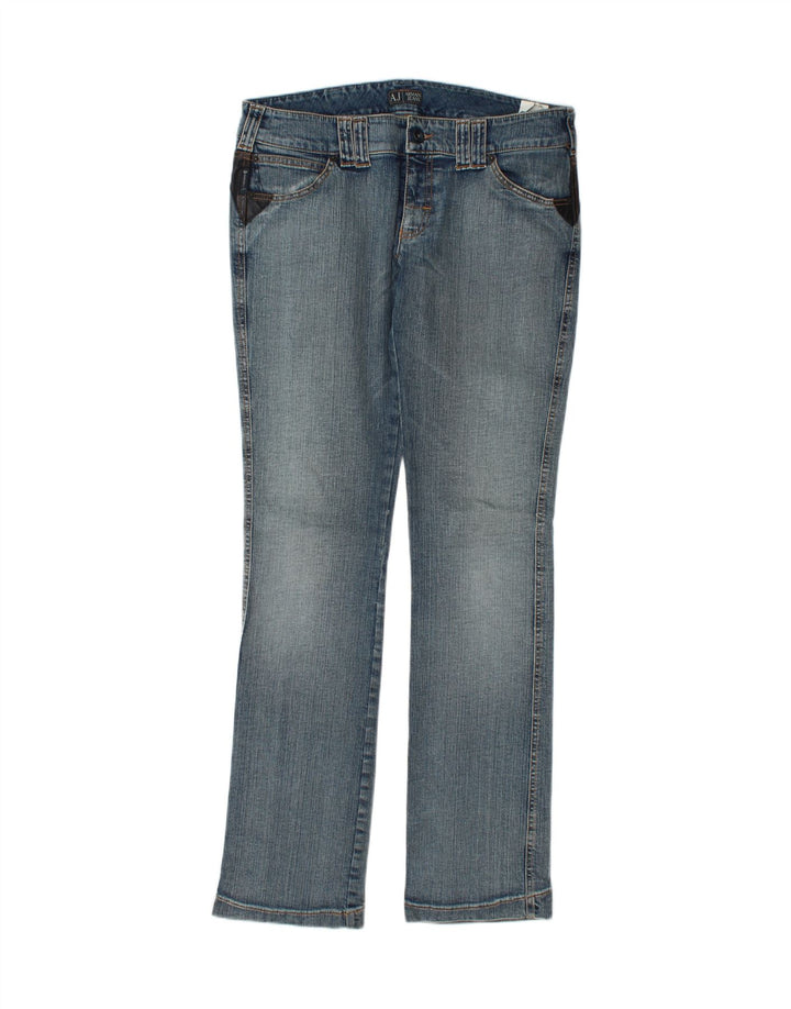ARMANI Womens Slim Jeans W31 L32 Blue Cotton Vintage Armani and Second-Hand Armani from Messina Hembry 