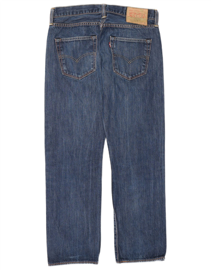 Męskie proste dżinsy Levi's W32 L30 Niebieskie bawełniane