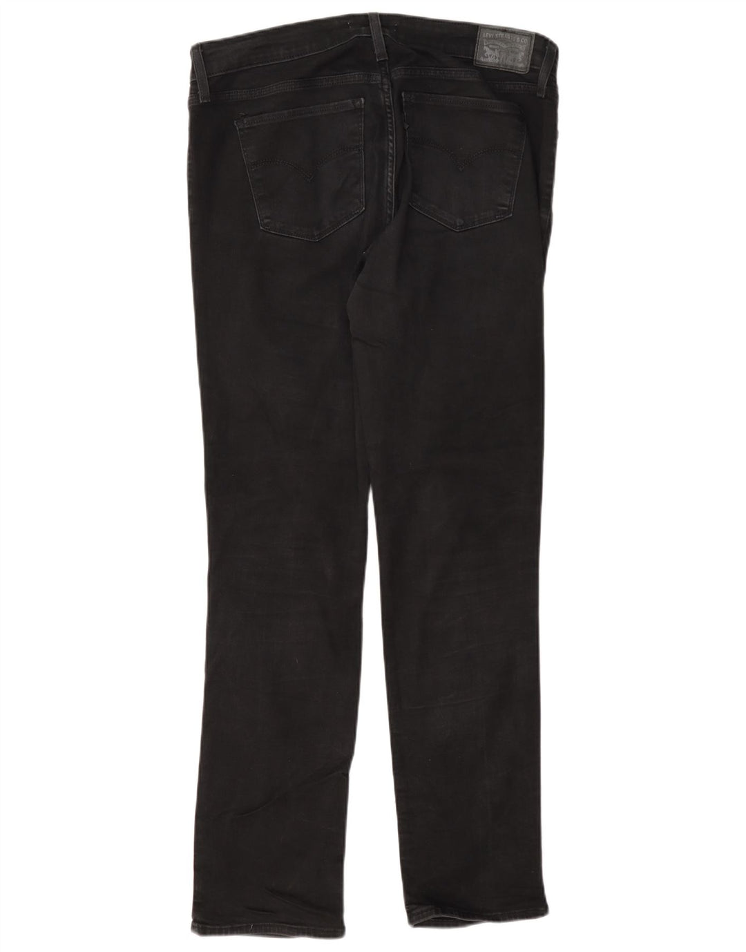Damskie jeansy Levi's 712 Slim W32 L32 Czarna bawełna