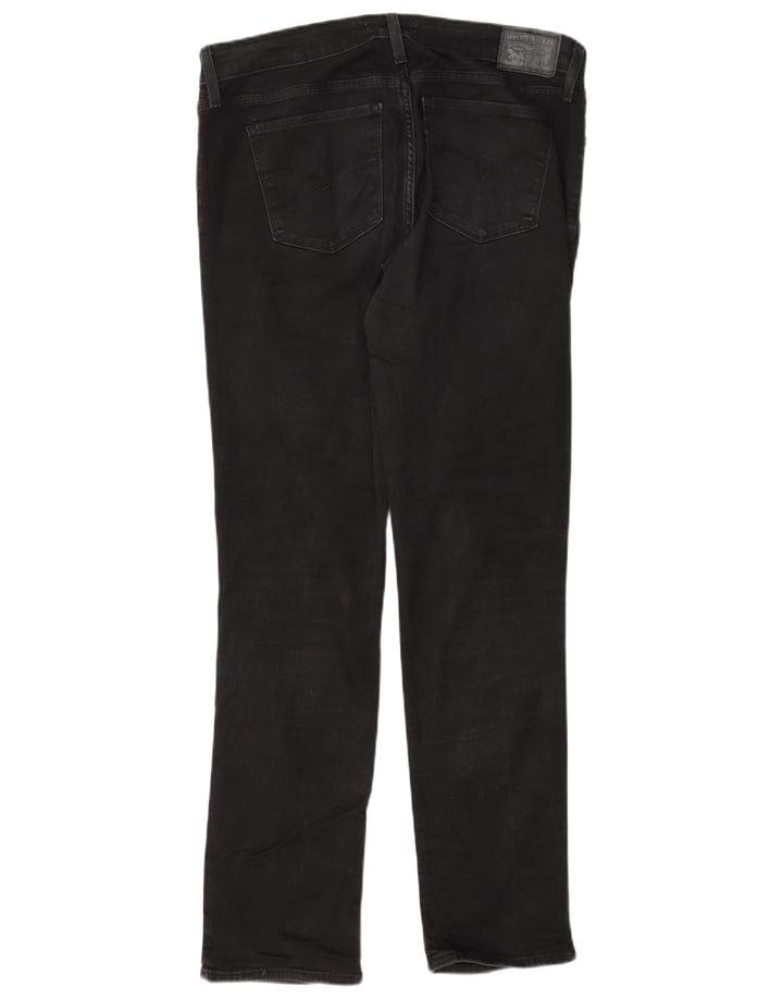 Damskie jeansy Levi's 712 Slim W32 L32 Czarna bawełna