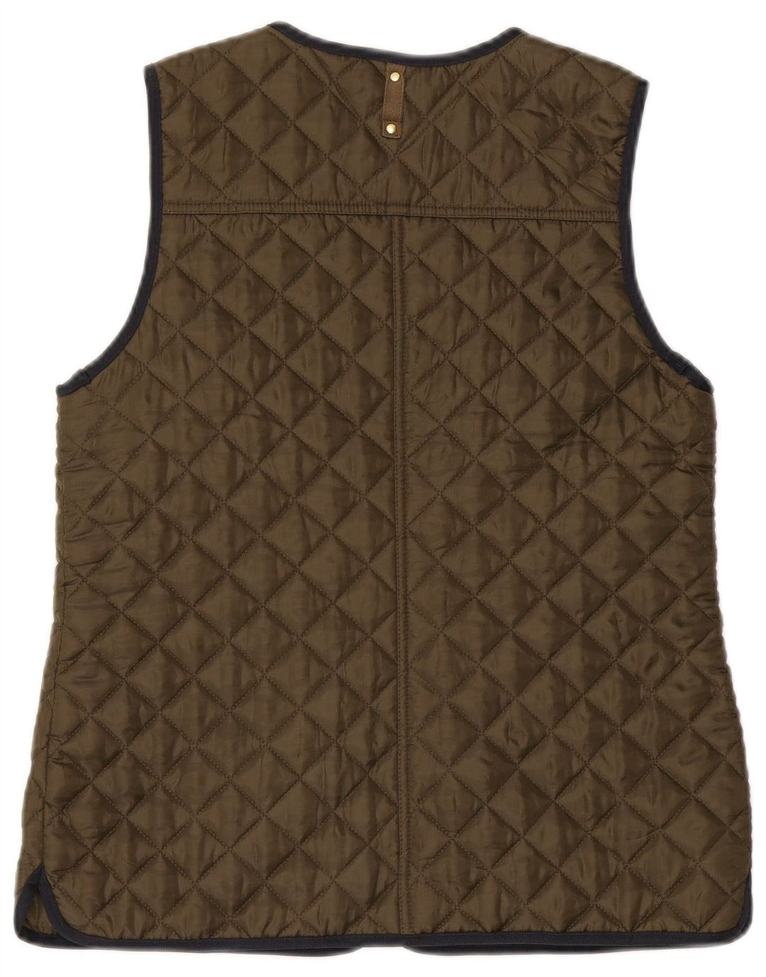 Damska pikowana kamizelka Tommy Hilfiger UK 12, średni khaki, poliester
