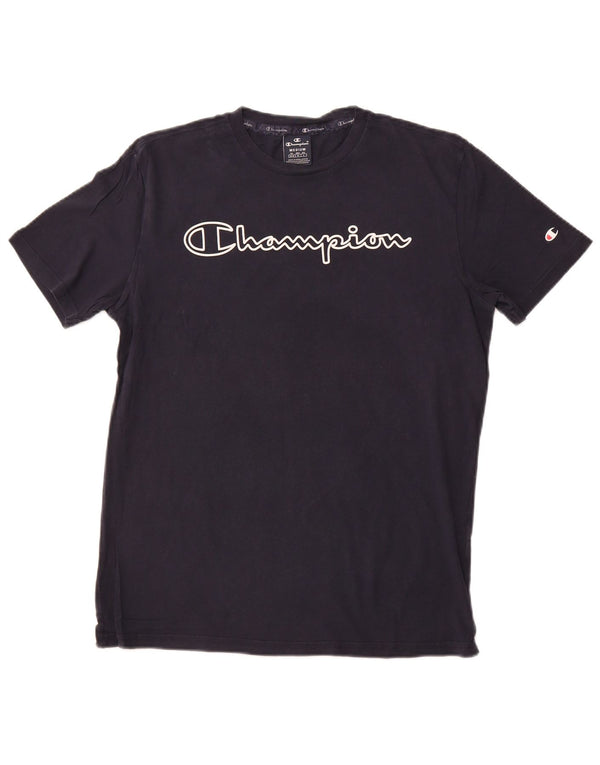 Męska koszulka z grafiką CHAMPION Top Medium Granatowa